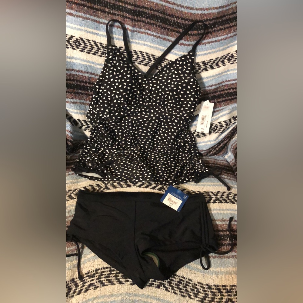 Classic Black and White Polka Dot Bikini
